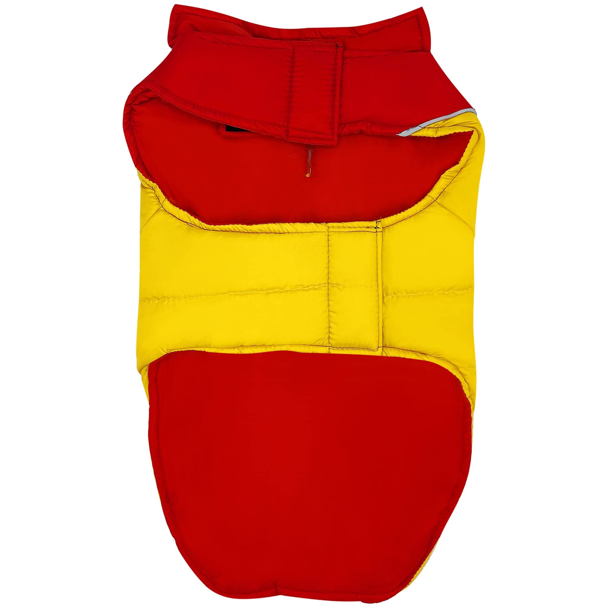 Pets First Kansas City Chiefs Puffer Vest, Small, Waterproof Dog Coat, Nfl Licensed Pet Warming Sports Jacket